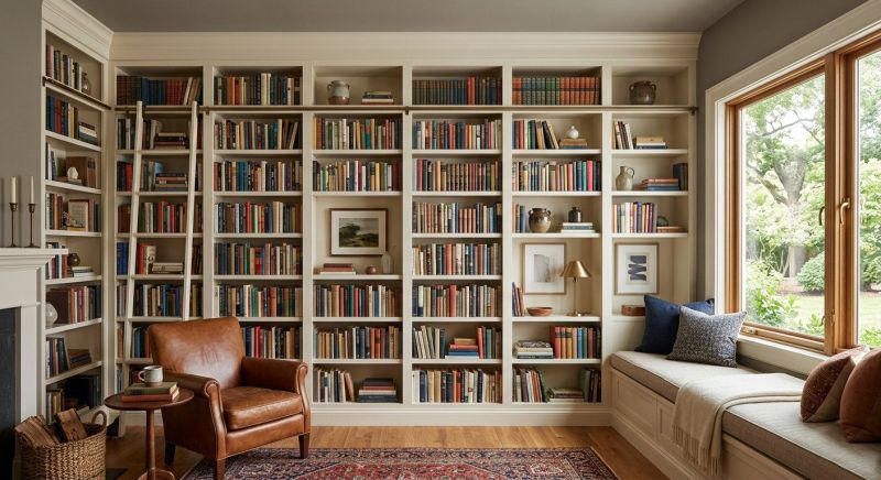 Built In Bookshelves Installation in Greensboro, NC